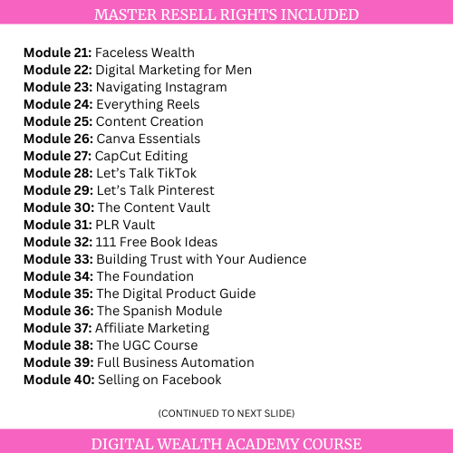 DWA Course (Master Digital Marketing)