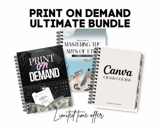 "Zero to Profit" Print on Demand ultimate bundle